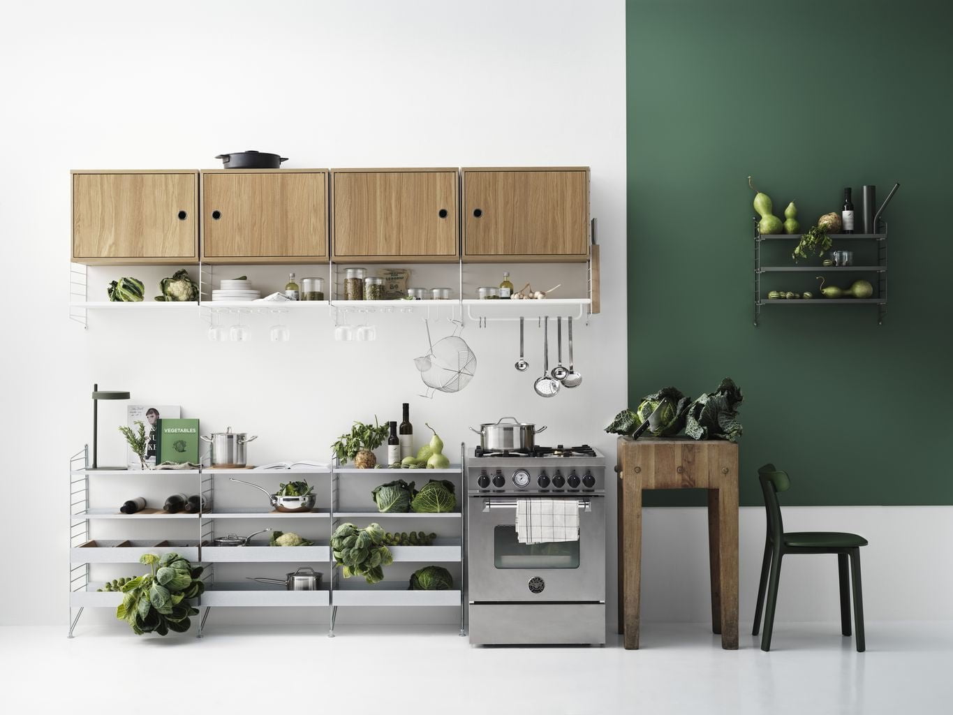 [product_category]-String Furniture String System Cabinet With Swinging Door, Ash-String Furniture-7350038274656-CSD5830-06-1-STR-2