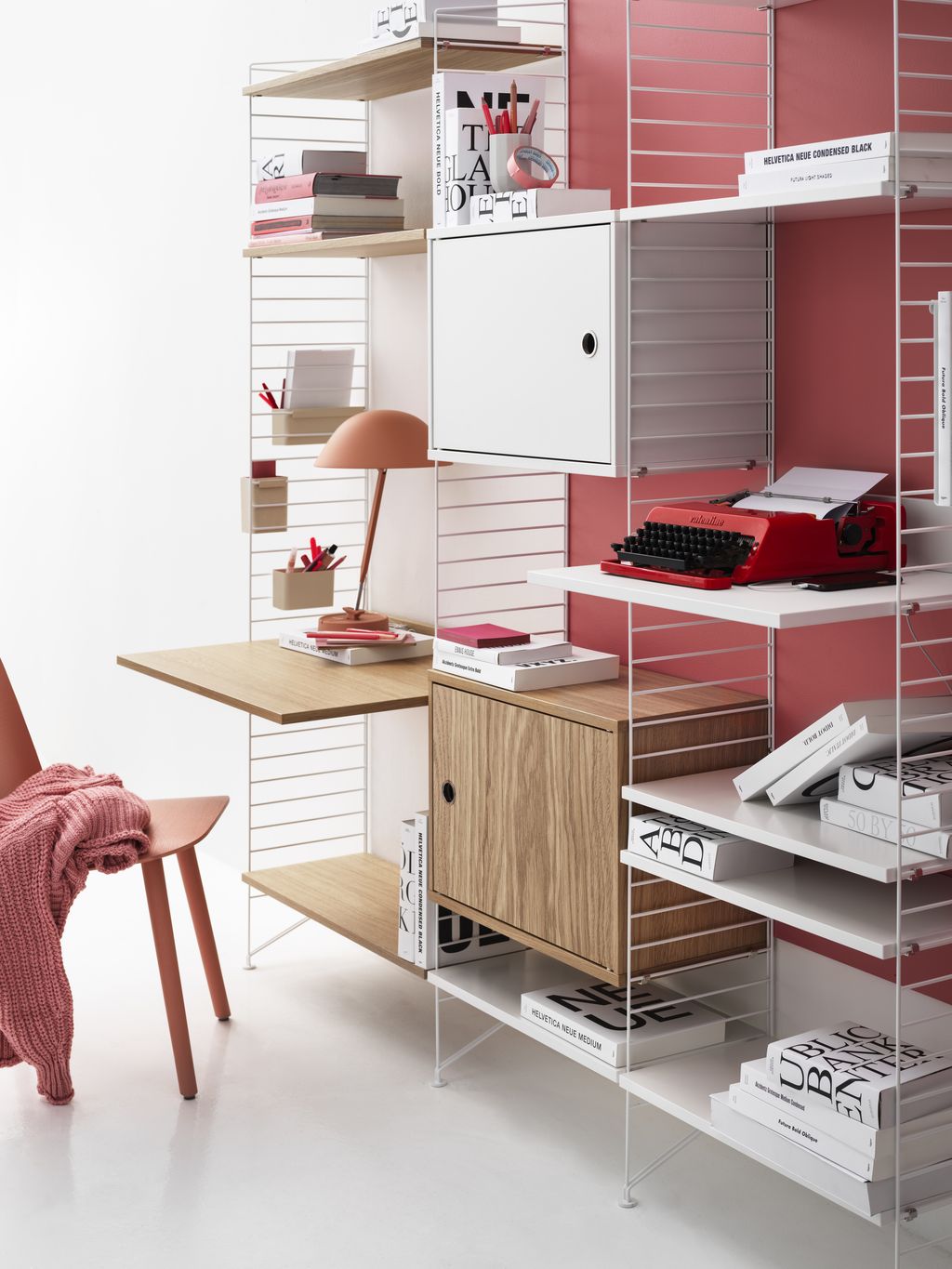 [product_category]-String Furniture String System Cabinet With Swinging Door, Ash-String Furniture-7350038274656-CSD5830-06-1-STR-3