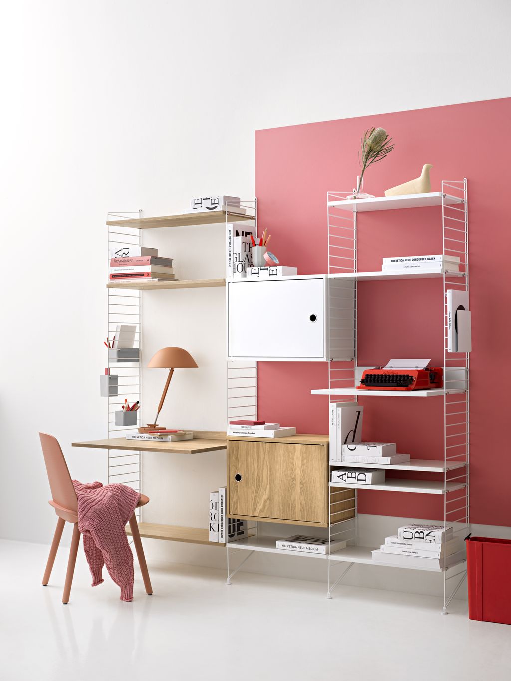 [product_category]-String Furniture String System Cabinet With Swinging Door, Black Stained Ash-String Furniture-7350038274625-CSD5830-03-1-STR-4