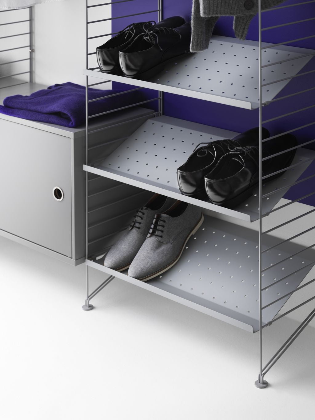 [product_category]-String Furniture String System Cabinet With Swinging Door, Grey-String Furniture-7350038274687-CSD5830-61-1-STR-3