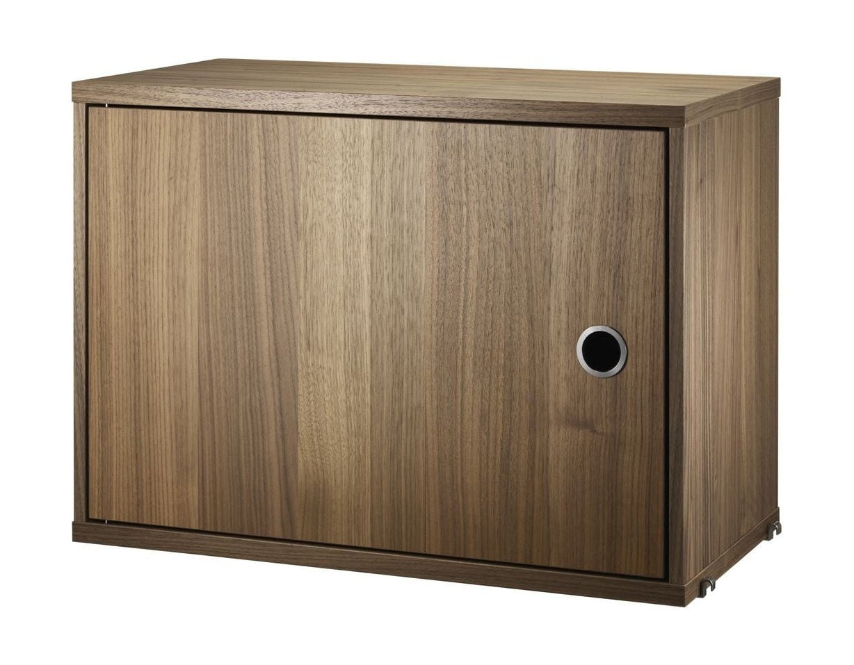 [product_category]-String Furniture String System Cabinet With Swinging Door, Walnut-String Furniture-7350038274632-CSD5830-04-1-STR-1