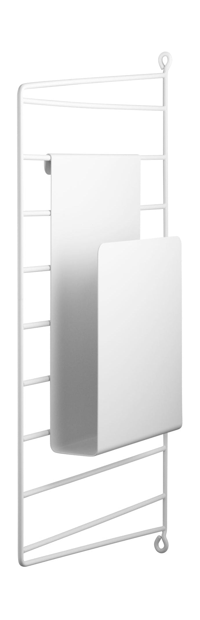 [product_category]-String Furniture String System Magazine Holder, White-String Furniture-7350038272942-SMH-12-1-STR-1