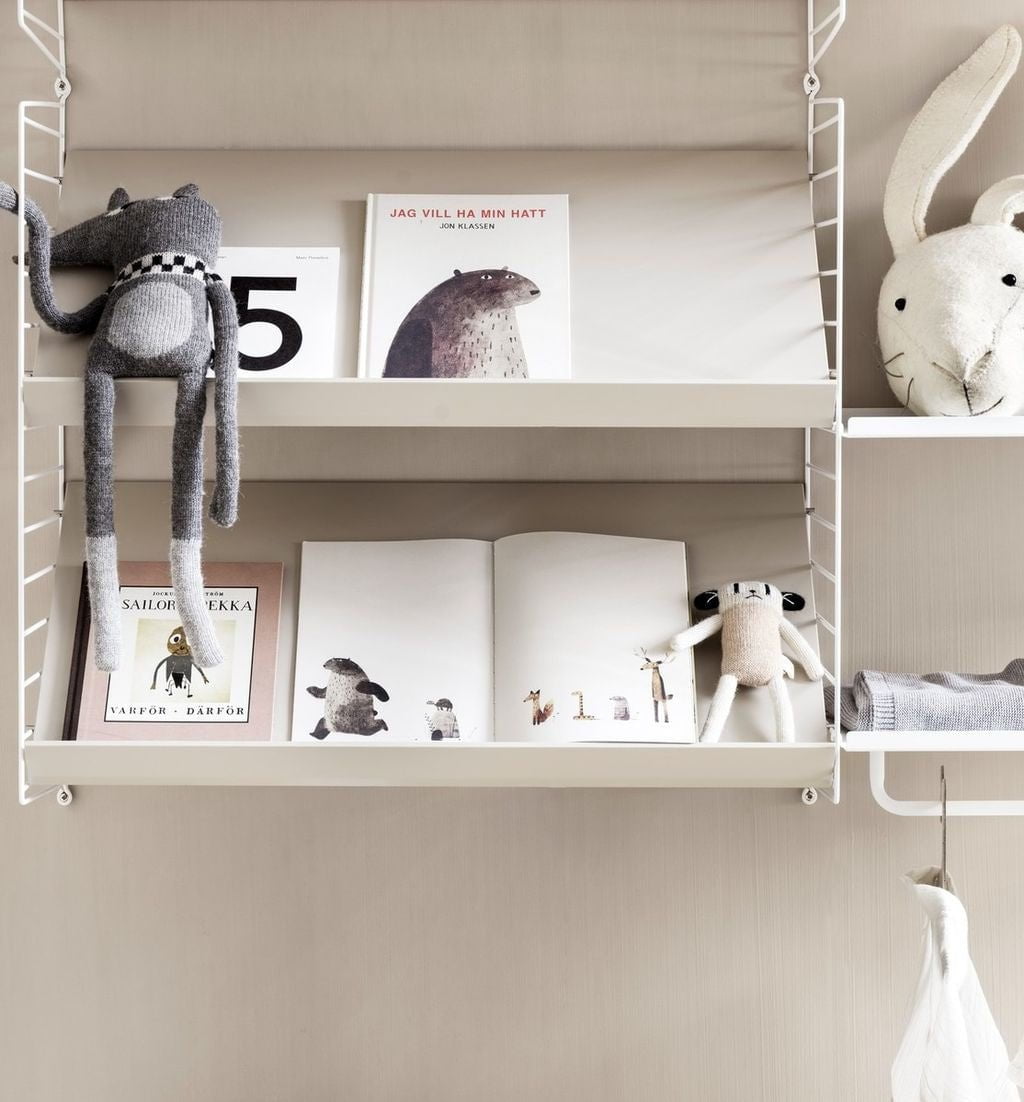 [product_category]-String Furniture String System Magazine Shelf Wood 30x58 Cm, Grey-String Furniture-7350038271983-WM5830-61-1-STR-2