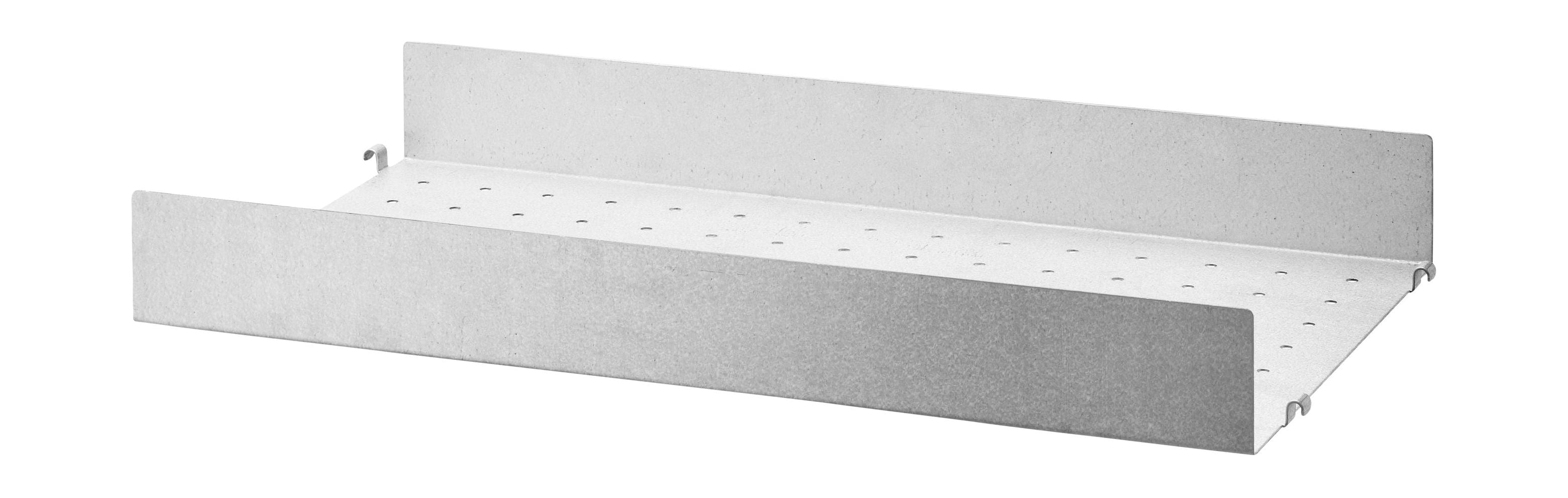[product_category]-String Furniture String System Metal Shelf Galvanized With High Edge, 30x58 Cm-String Furniture-7350038273567-MSH5830-11-1-STR-1