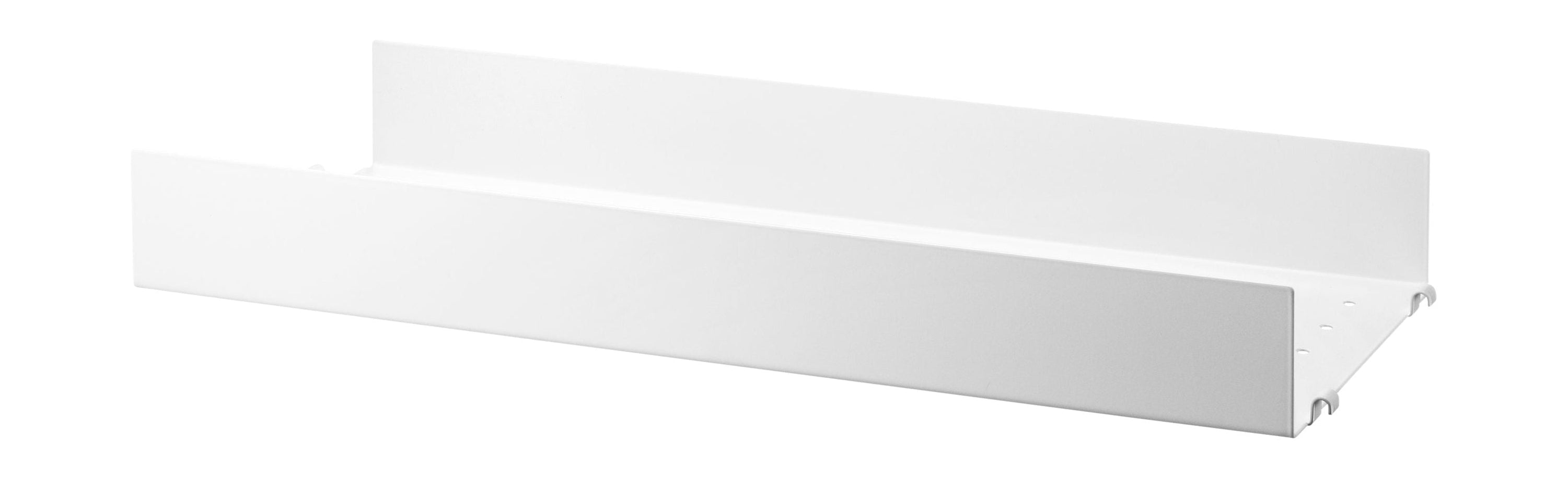 [product_category]-String Furniture String System Metal Shelf With High Edge 20x58 Cm, White-String Furniture-7350038273574-MSH5820-12-1-STR-1