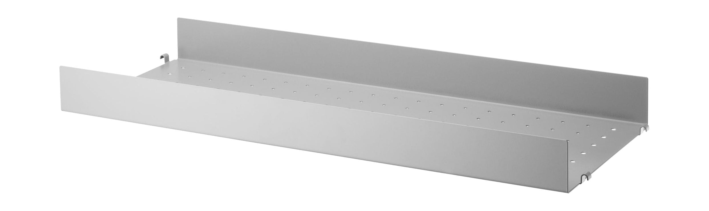 [product_category]-String Furniture String System Metal Shelf With High Edge 30x78 Cm, Grey-String Furniture-7350038272669-MSH7830-61-1-STR-1