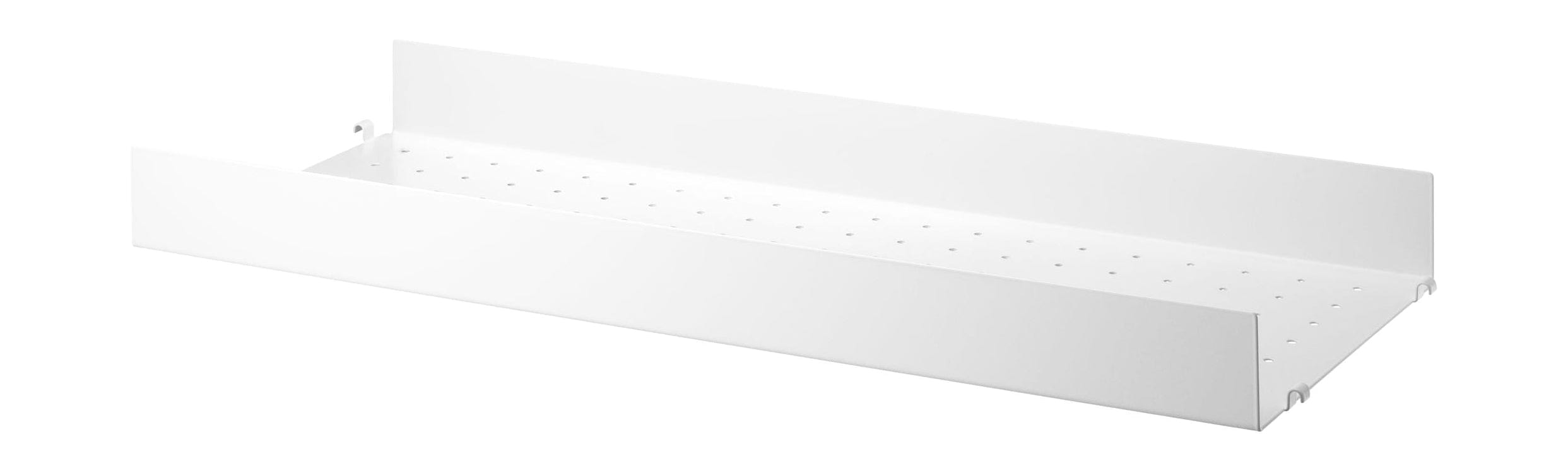 [product_category]-String Furniture String System Metal Shelf With High Edge 30x78 Cm, White-String Furniture-7350038272645-MSH7830-12-1-STR-1