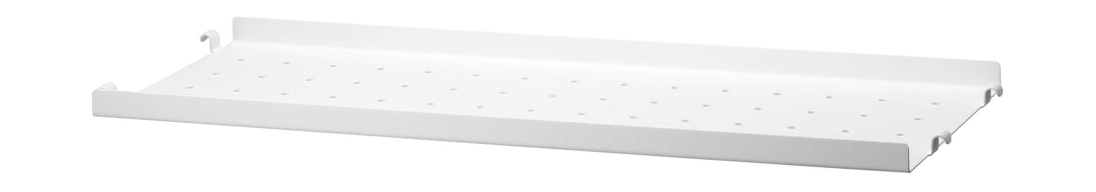 [product_category]-String Furniture String System Metal Shelf With Low Edge 20x58 Cm, White-String Furniture-7350038273147-MSL5820-12-1-STR-1