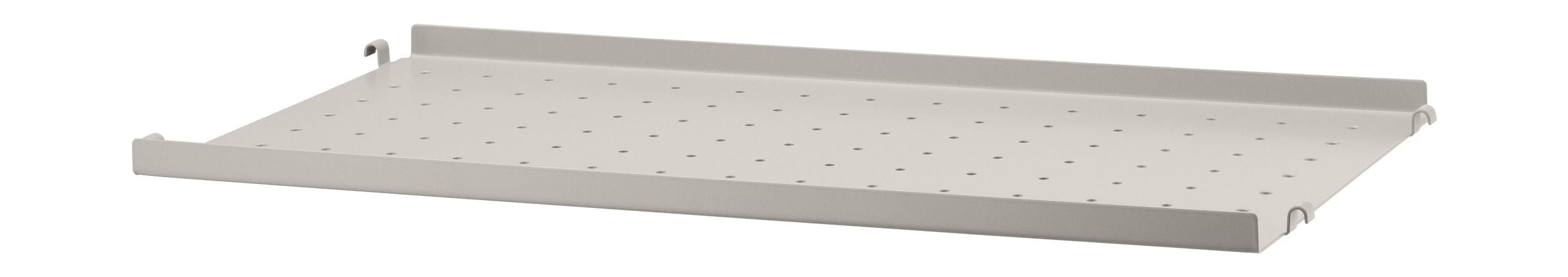[product_category]-String Furniture String System Metal Shelf With Low Edge 30x58 Cm, Beige-String Furniture-7350038274045-MSL5830-14-1-STR-1