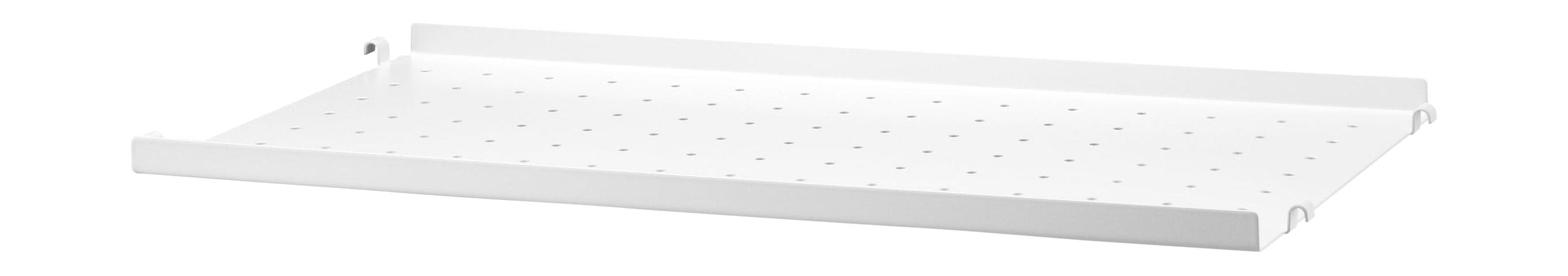 [product_category]-String Furniture String System Metal Shelf With Low Edge 30x58 Cm, White-String Furniture-7350038272676-MSL5830-12-1-STR-1