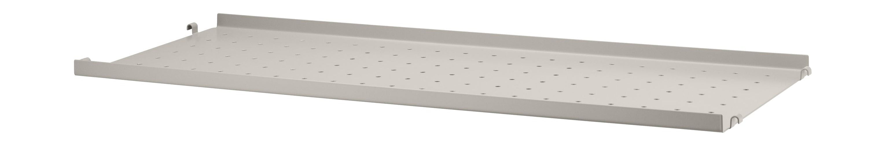 [product_category]-String Furniture String System Metal Shelf With Low Edge 30x78 Cm, Beige-String Furniture-7350038274038-MSL7830-14-1-STR-1