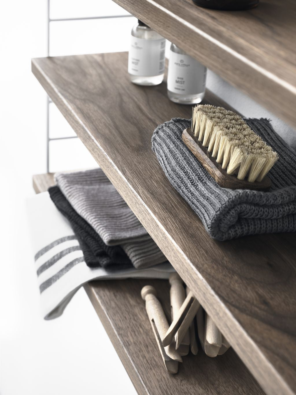 [product_category]-String Furniture String System Shelf Made Of Wood Walnut 20x58 Cm, Set Of 3-String Furniture-7350038270108-5820-04-3-STR-4