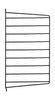 String Furniture String System Side Panel Wall Mounted 30x50 Cm Black, Set Of 2