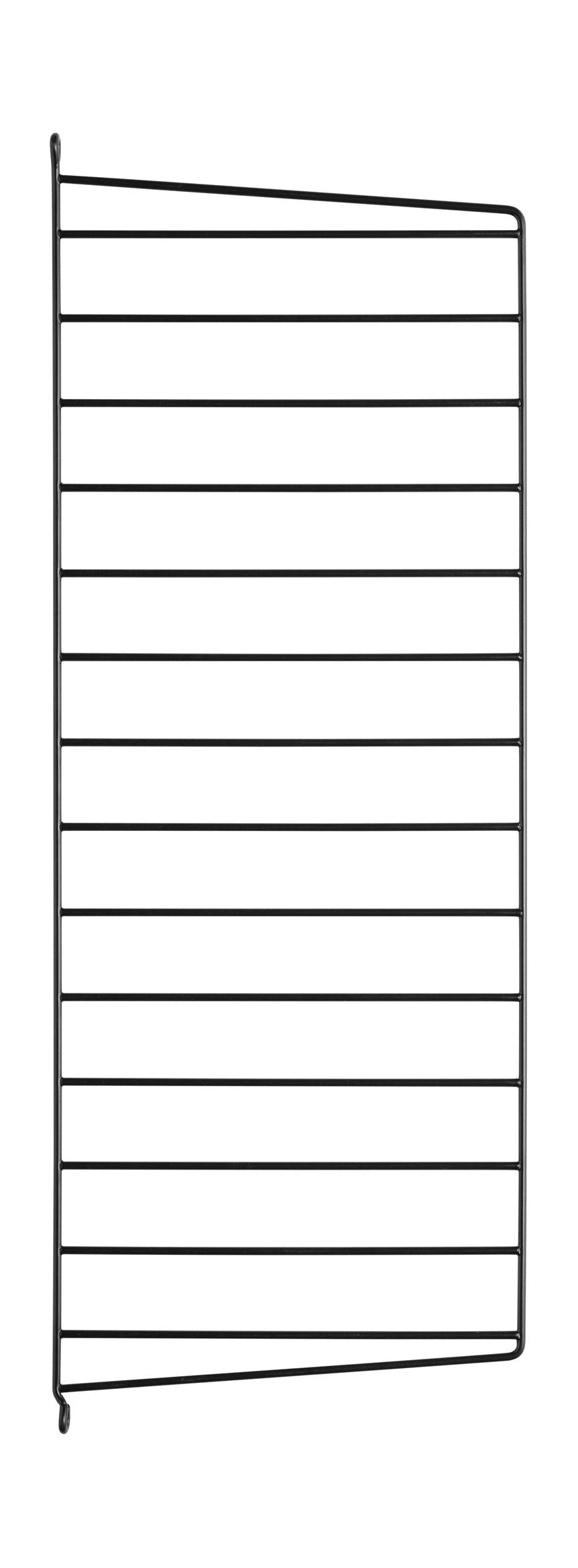 [product_category]-String Furniture String System Side Panel Wall Mounted 30x75 Cm, Black-String Furniture-7350038270498-SW7530-13-1-STR-3