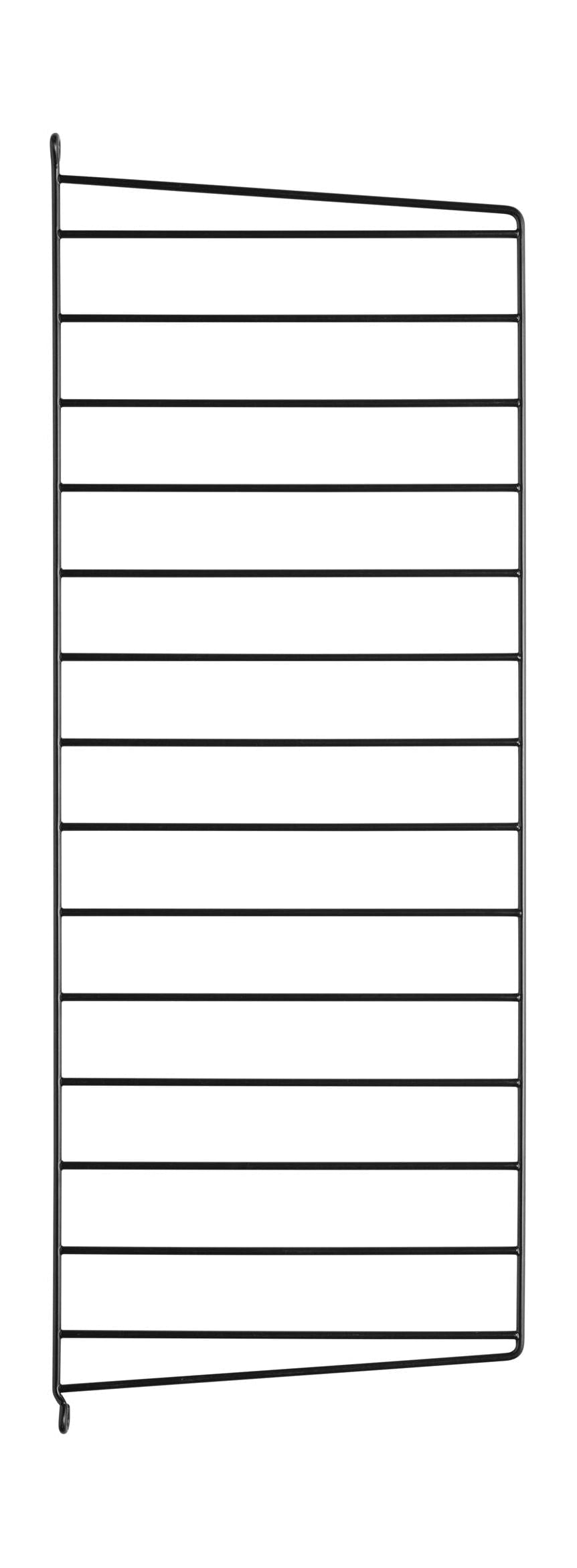 [product_category]-String Furniture String System Side Panel Wall Mounted 30x75 Cm Black, Set Of 2-String Furniture-7350038270528-SW7530-13-2-STR-1