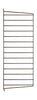 String Furniture String System Side Panel Wall Mounted 30x75 Cm Brown, Set Of 2
