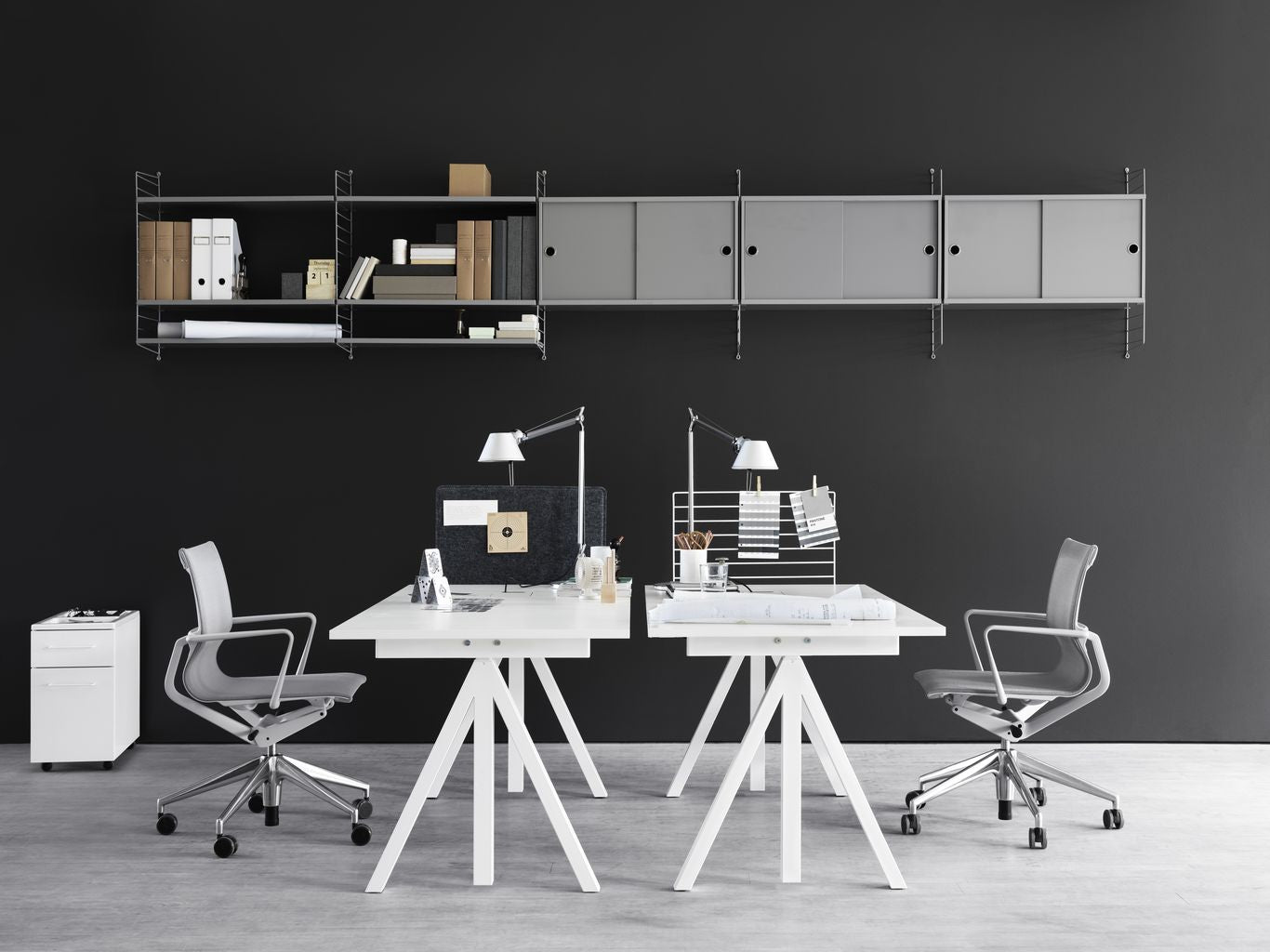[product_category]-String Furniture String System Side Panel Wall Mounted 30x75 Cm Grey, Set Of 2-String Furniture-7350038271181-SW7530-61-2-STR-3