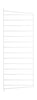 String Furniture String System Side Panel Wall Mounted 30x75 Cm White, Set Of 2