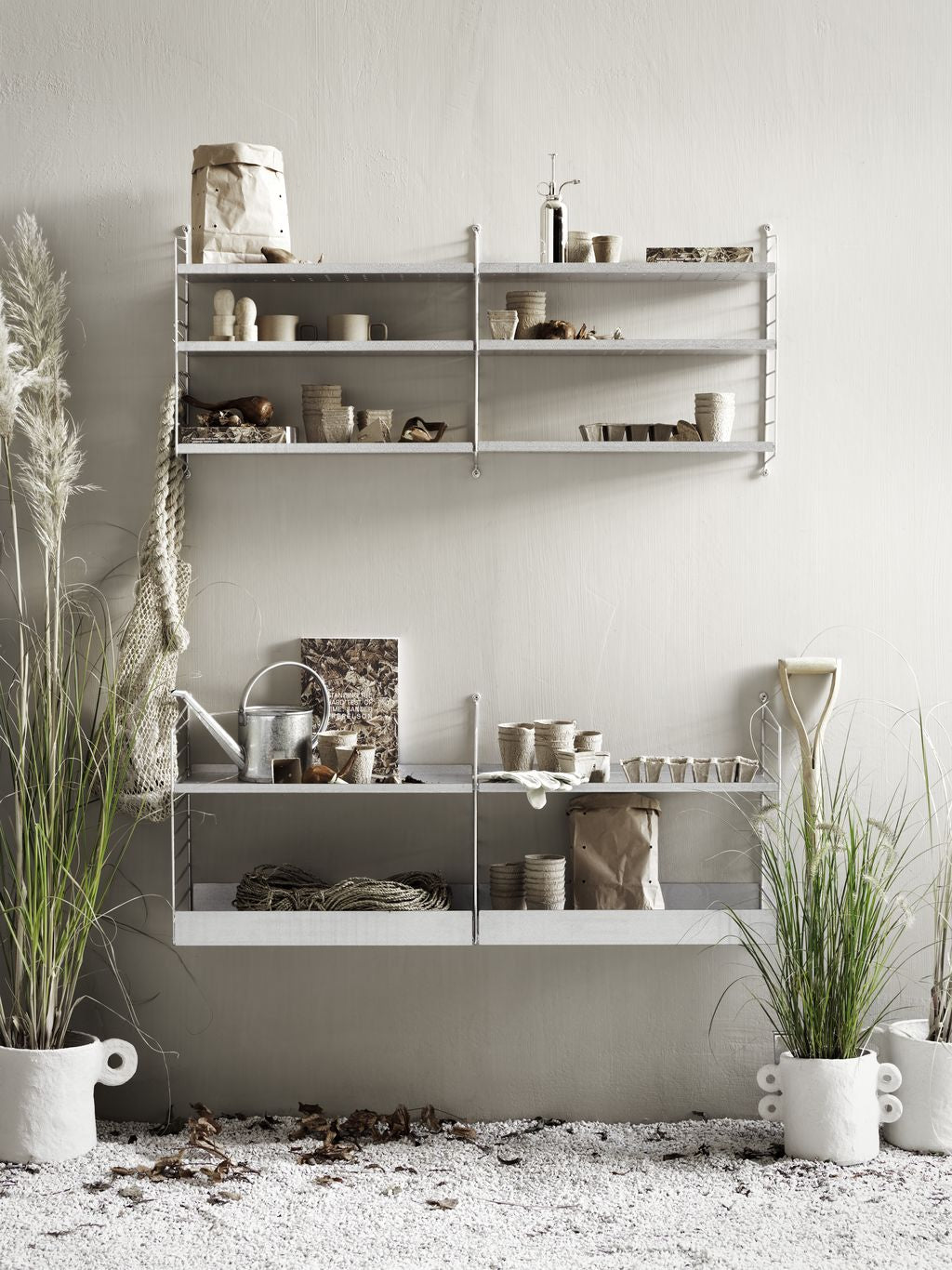 [product_category]-String Furniture String System Side Panel Wall Mounted Galvanized 30x50 Cm, Set Of 2-String Furniture-7350038273802-SW5030-11-2-STR-3