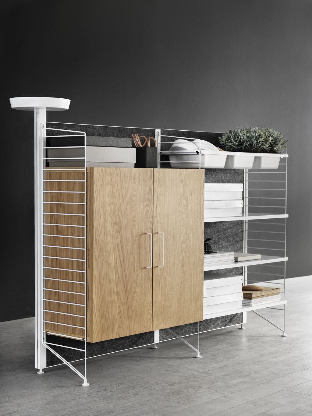 [product_category]-String Furniture String System Side Panel With Stand 30x115 Cm, White-String Furniture-7350038271570-SF11530-12-1-STR-2