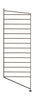 String Furniture String System Side Panel With Stand 30x85 Cm, Brown