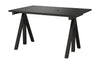 String Furniture Arbejdsarbejde Tabel 78x120 cm, sort/sort