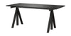String Furniture Arbejdsarbejde Tabel 78x160 cm, sort/sort