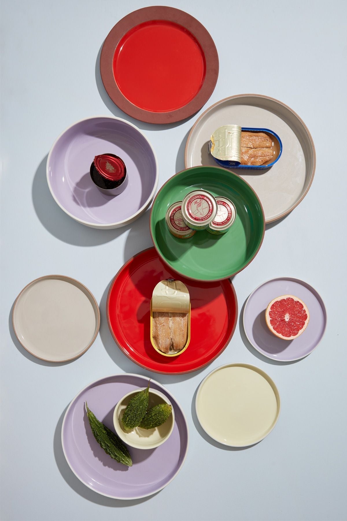[product_category]-Studio About Clayware Serving Bowl, Terracotta/Green-Studio About-5714356024003-22564TG-STU-10