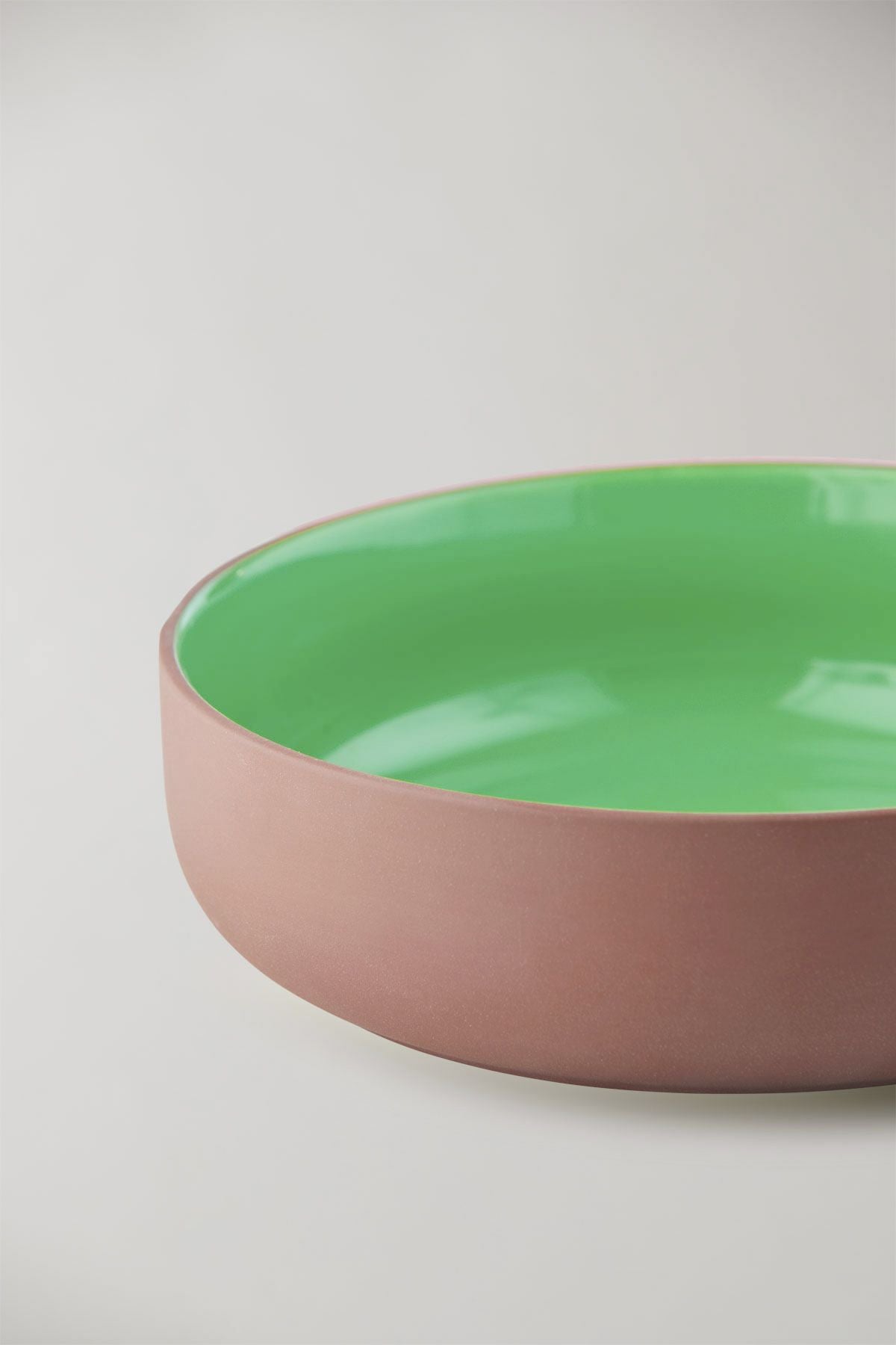 [product_category]-Studio About Clayware Serving Bowl, Terracotta/Green-Studio About-5714356024003-22564TG-STU-11