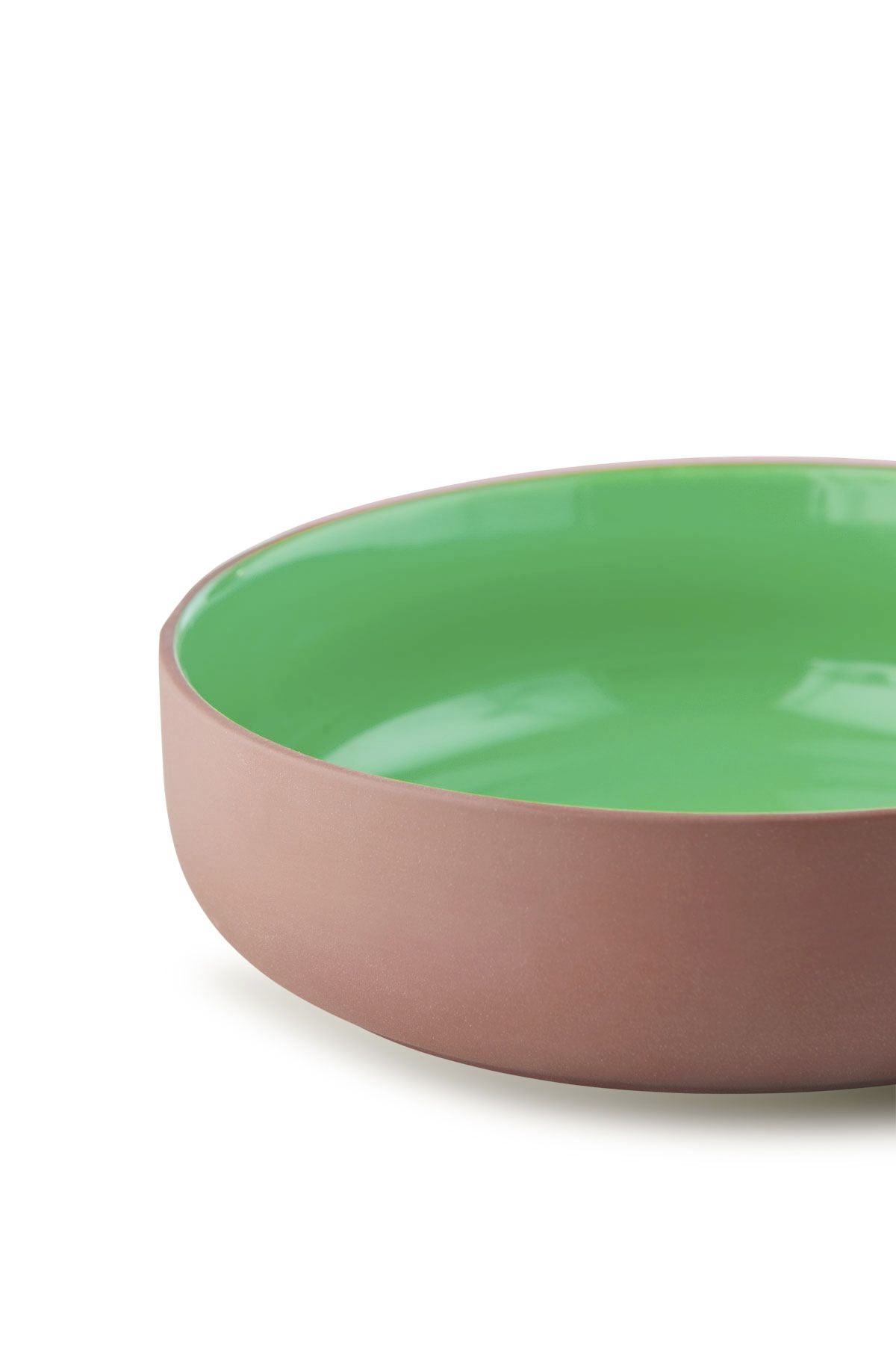 [product_category]-Studio About Clayware Serving Bowl, Terracotta/Green-Studio About-5714356024003-22564TG-STU-12