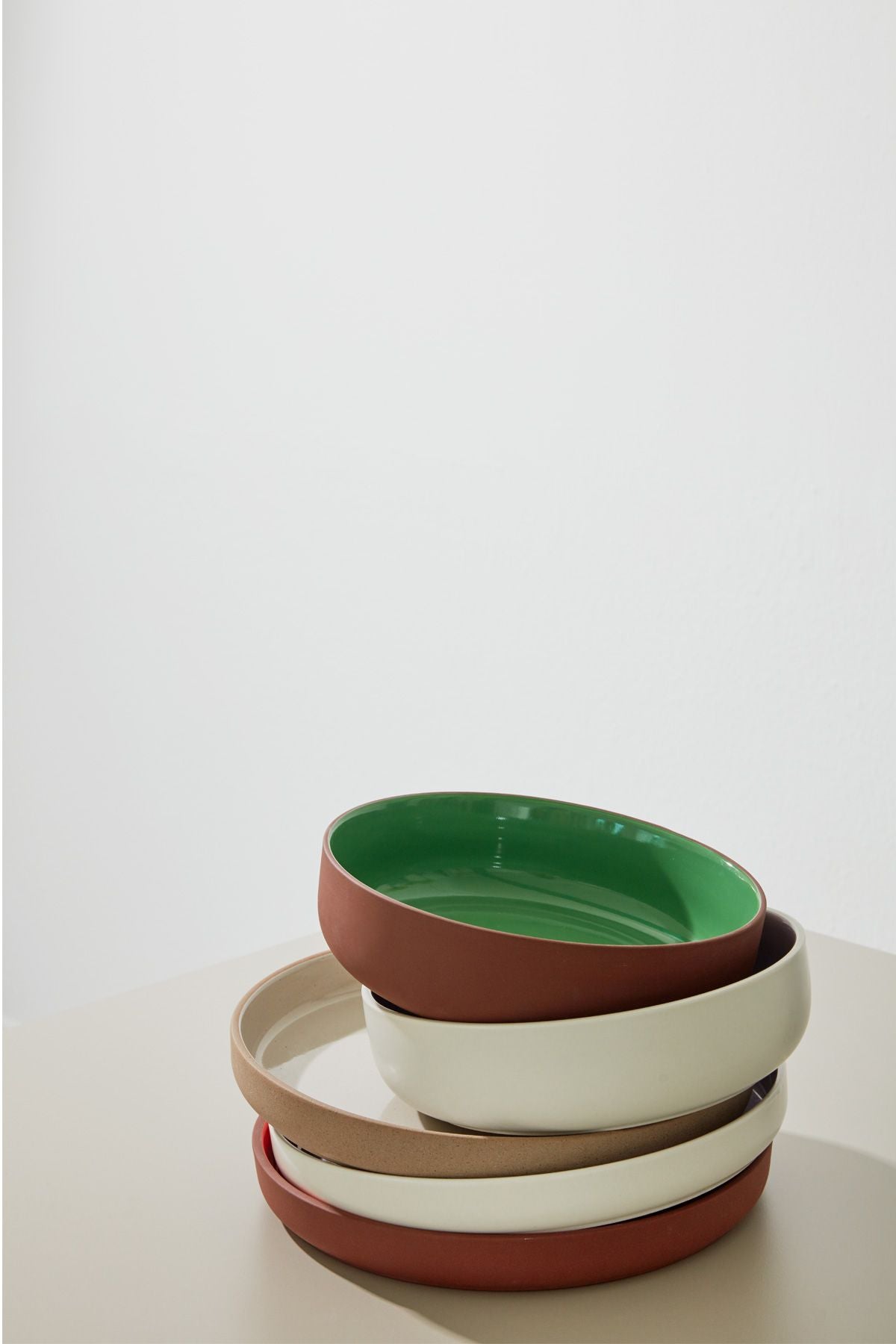 [product_category]-Studio About Clayware Serving Bowl, Terracotta/Green-Studio About-5714356024003-22564TG-STU-8