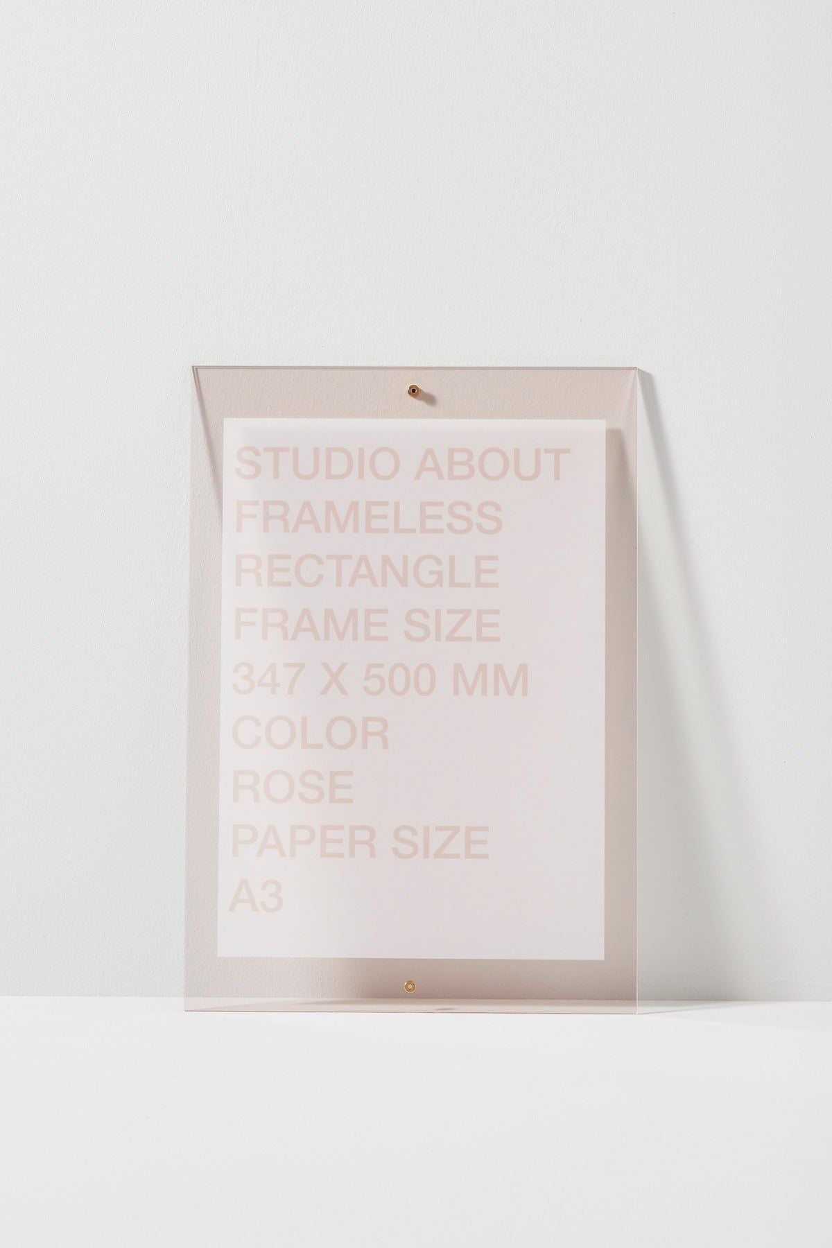 [product_category]-Studio About Frameless Frame A3 Rectangle, Rose-Studio About-5714356015100-347500A3R-STU-7