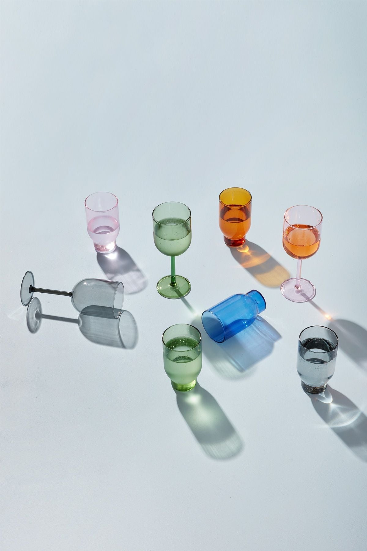 [product_category]-Studio About Glassware Set Of 2 Wine Glasses, Green-Studio About-5714356020036-70177G-STU-7