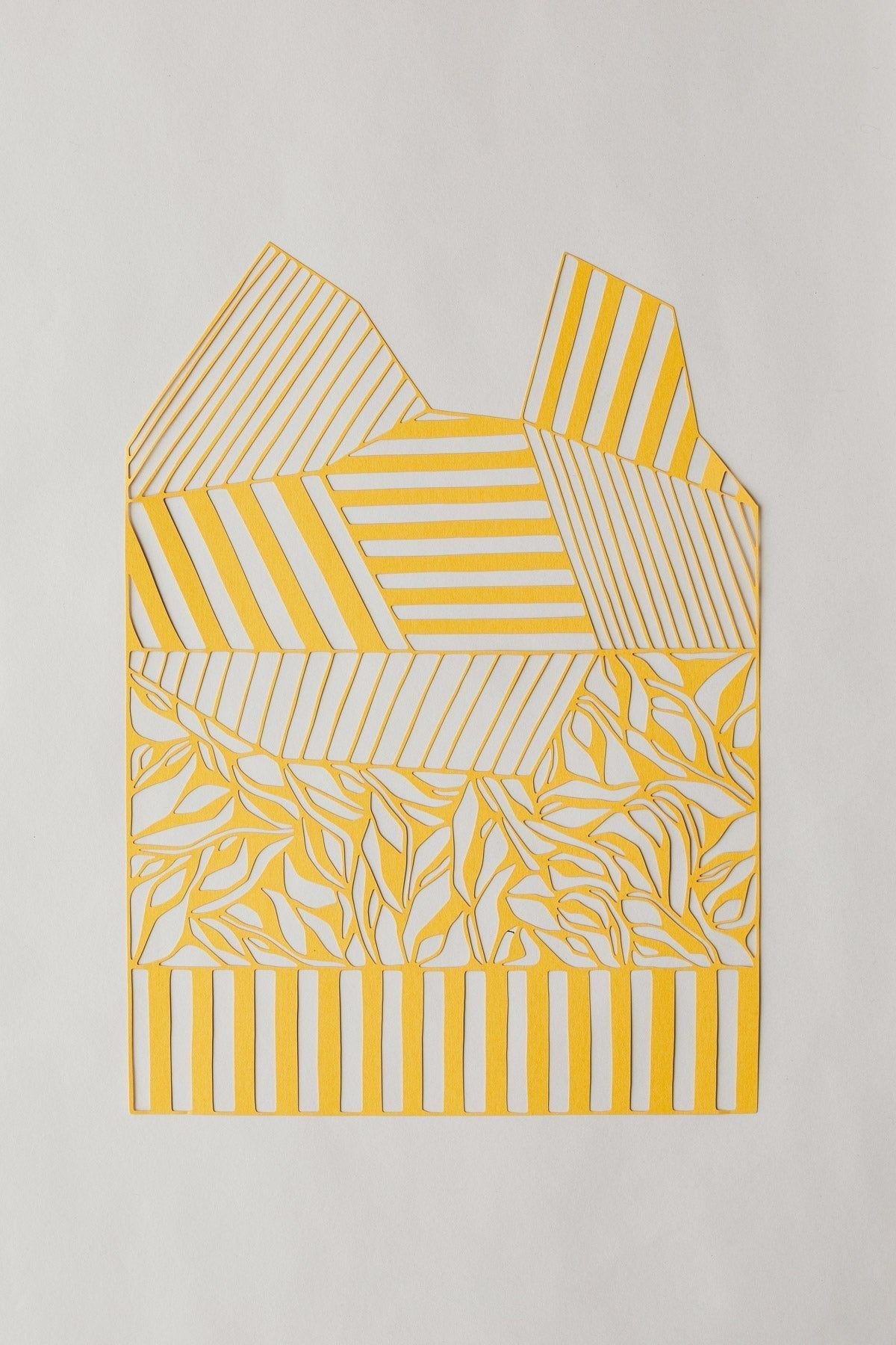 [product_category]-Studio About Papercut A3 Geometric Rectangle, Corn Yellow-Studio About-5714356018064-297420A3GC-STU-3