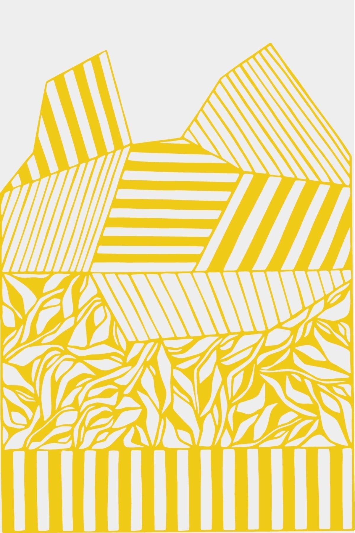 [product_category]-Studio About Papercut A3 Geometric Rectangle, Corn Yellow-Studio About-5714356018064-297420A3GC-STU-4