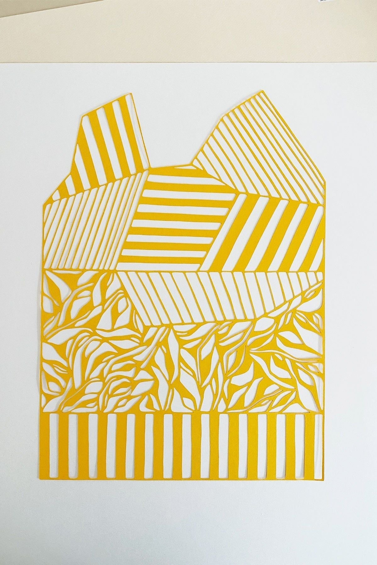 [product_category]-Studio About Papercut A3 Geometric Rectangle, Corn Yellow-Studio About-5714356018064-297420A3GC-STU-7