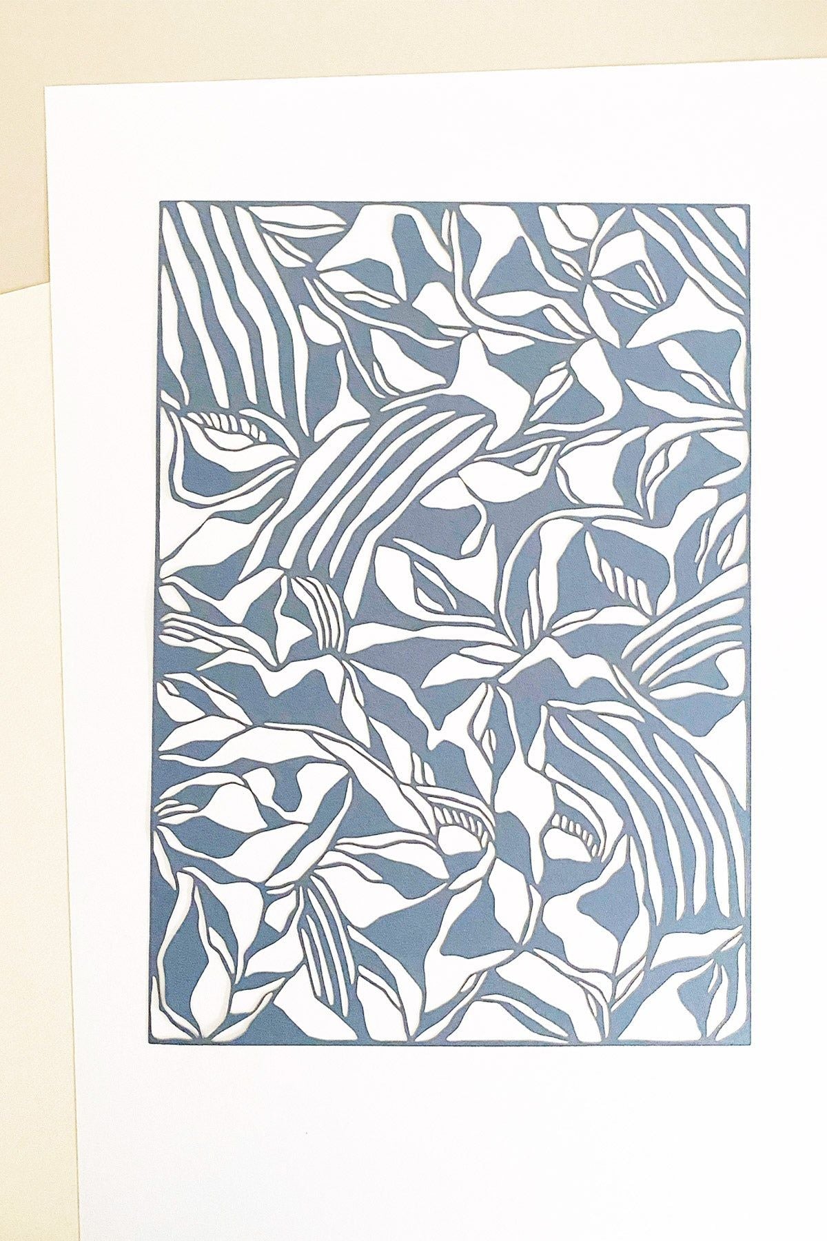 [product_category]-Studio About Papercut A3 Organic Rectangle, Steel Blue-Studio About-5714356018057-297420A3OS-STU-2