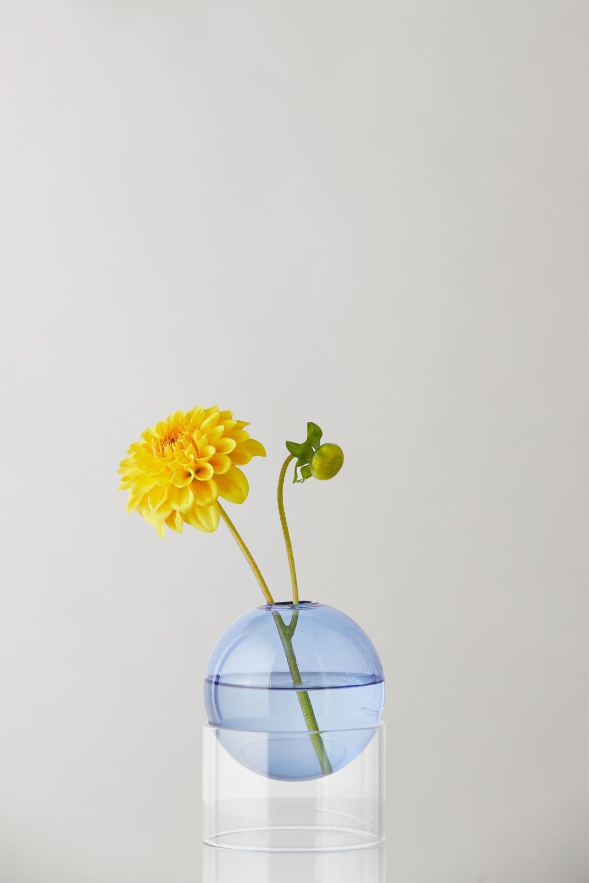 [product_category]-Studio About Standing Flower Bubble Vase 10 Cm, Blue-Studio About-5714356008010-802050B-STU-5