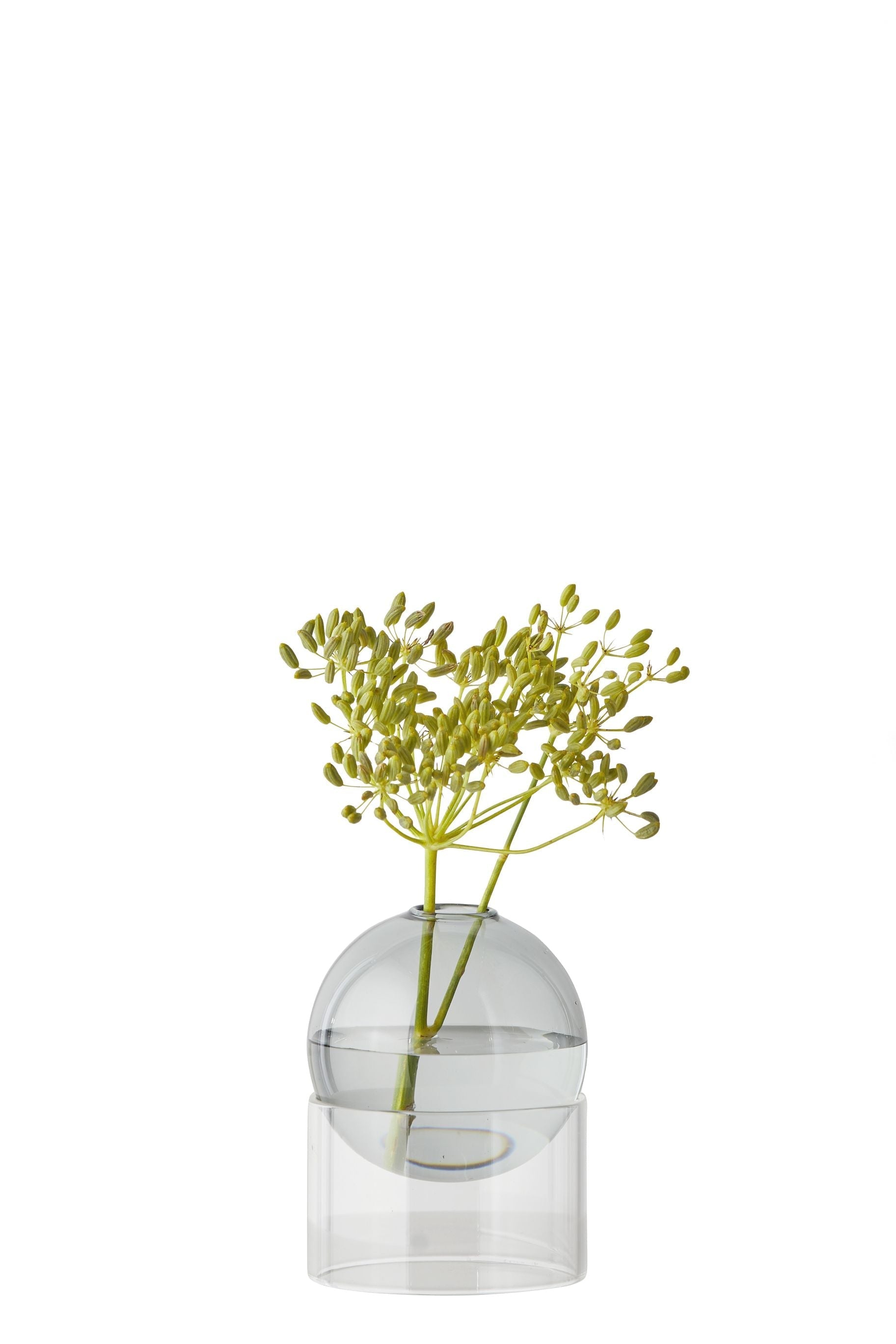 [product_category]-Studio About Standing Flower Bubble Vase 10 Cm, Smoke-Studio About-5714356008058-802050S-STU-1