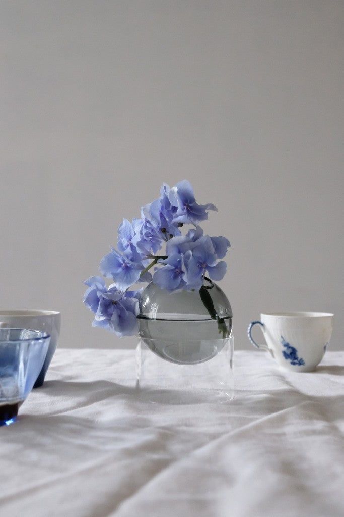 [product_category]-Studio About Standing Flower Bubble Vase 10 Cm, Smoke-Studio About-5714356008058-802050S-STU-2