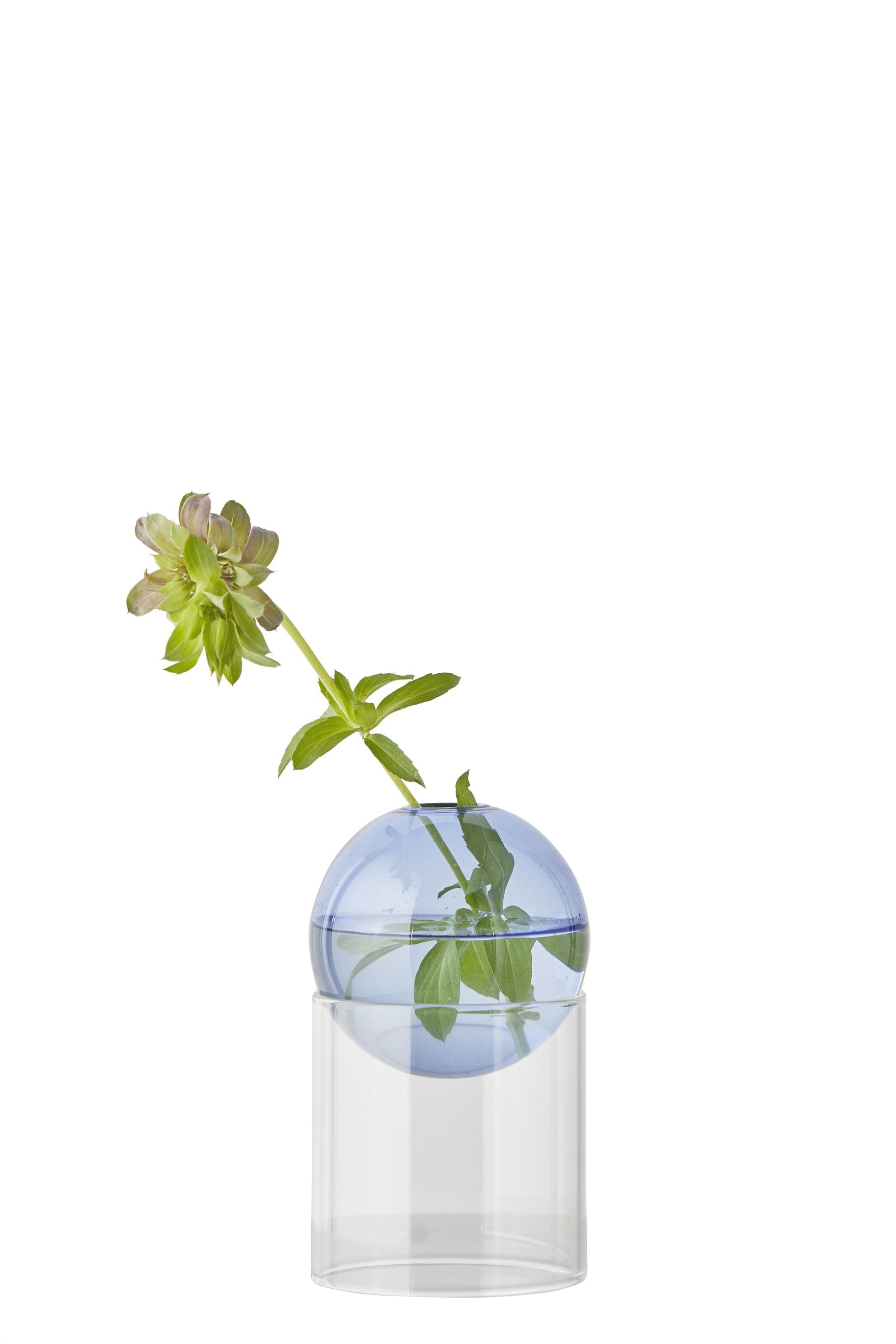 [product_category]-Studio About Standing Flower Bubble Vase 13 Cm, Blue-Studio About-5714356009017-802080B-STU-1