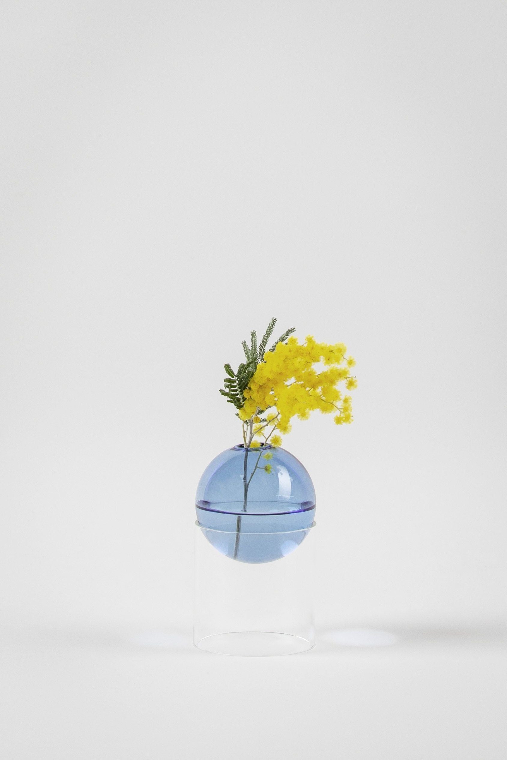 [product_category]-Studio About Standing Flower Bubble Vase 13 Cm, Blue-Studio About-5714356009017-802080B-STU-2