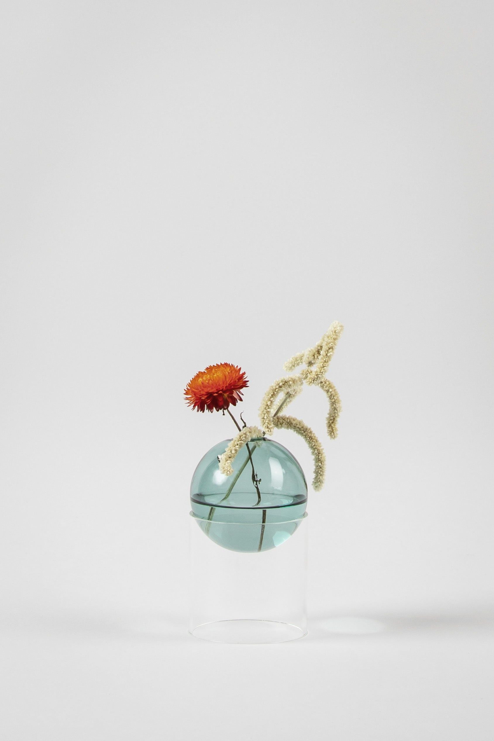 [product_category]-Studio About Standing Flower Bubble Vase 13 Cm, Cyan-Studio About-5714356009024-802080C-STU-3