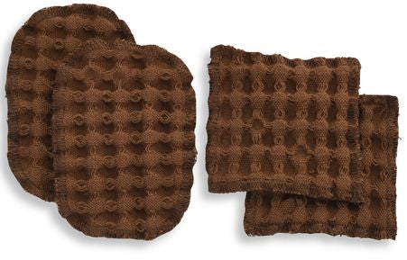[product_category]-The Organic Company Big Waffle Makeup Pads, Teak-The Organic Company-5711261000207-1017-240-THE-1