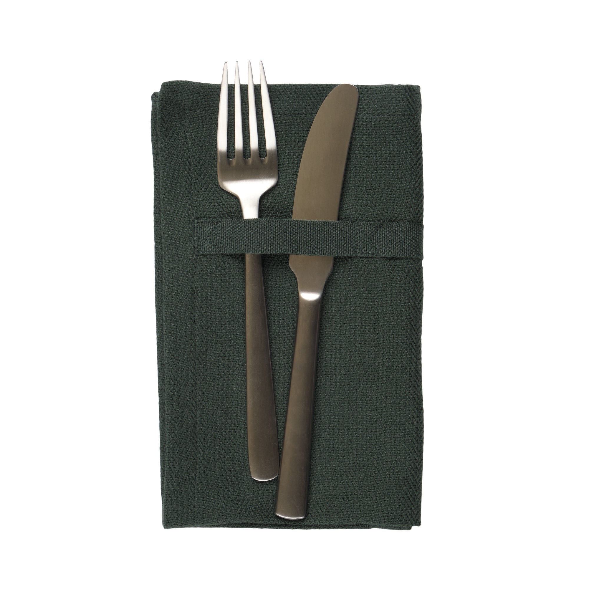 [product_category]-The Organic Company Dinner Napkins, Dark Green-The Organic Company-5711261018608-1134-400-THE-1
