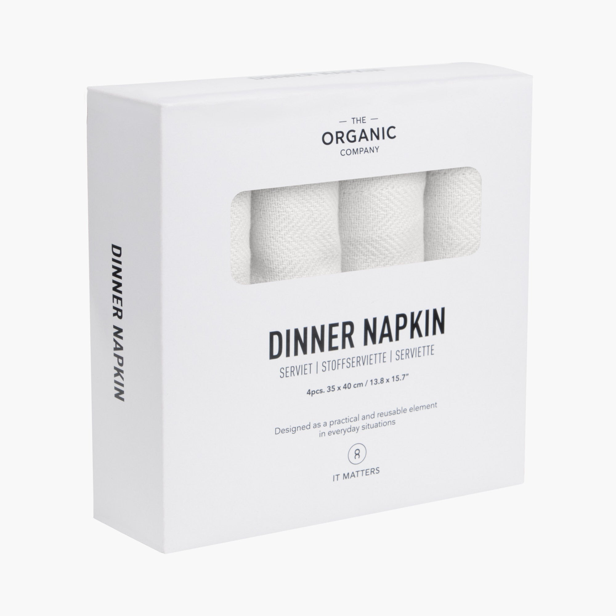 [product_category]-The Organic Company Dinner Napkins, Natural White-The Organic Company-5711261018578-1134-200-THE-3