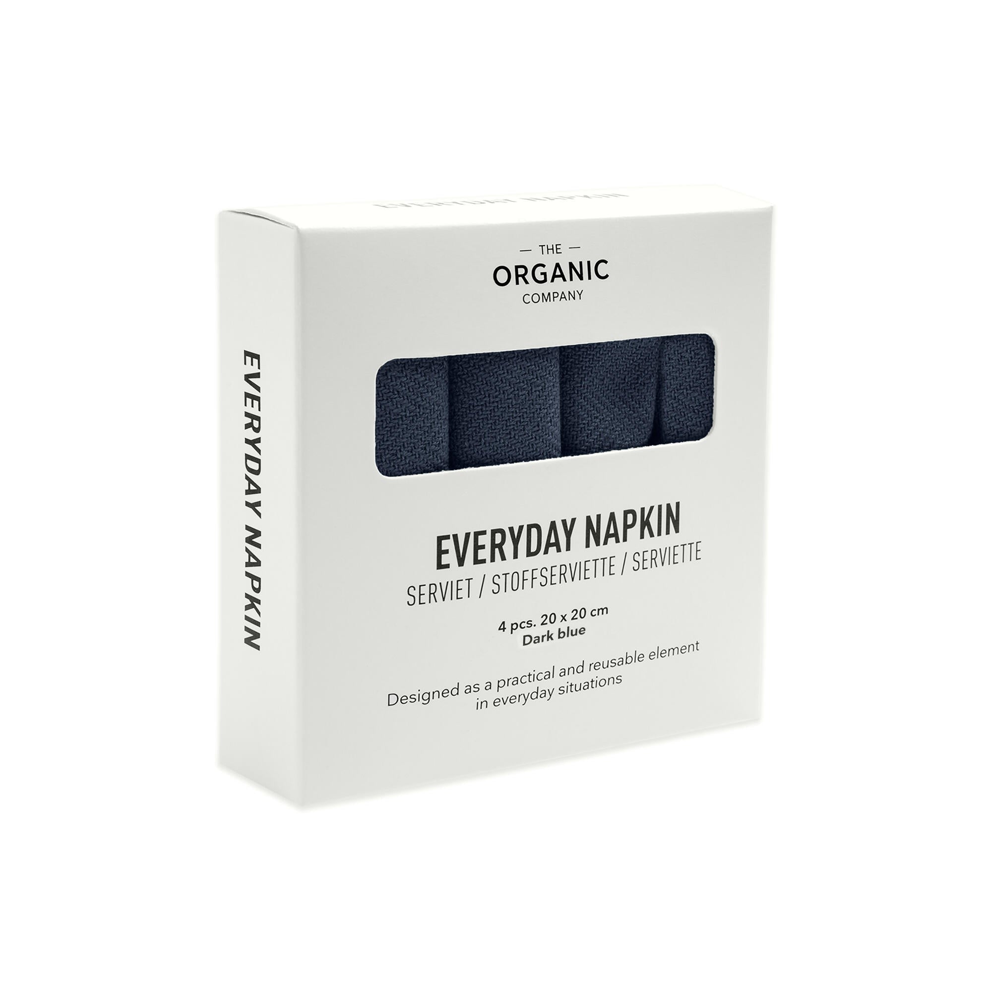 [product_category]-The Organic Company Everyday Napkin, Dark Blue-The Organic Company-5711261003291-1073-500-THE-4