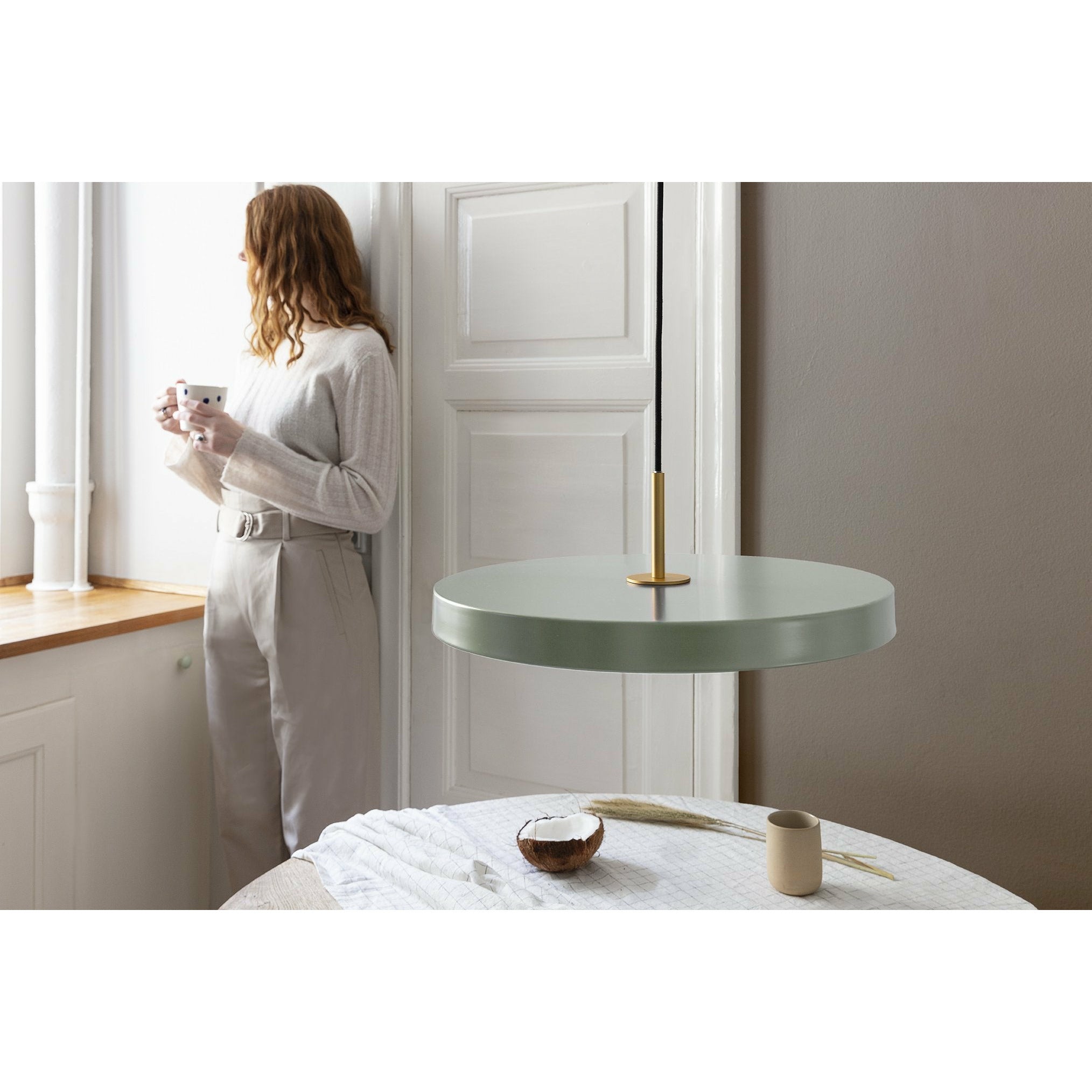 [product_category]-Umage Asteria Led Pendant, Brass/Nuance Olive-Umage-5710302024219-2421-UMA-1