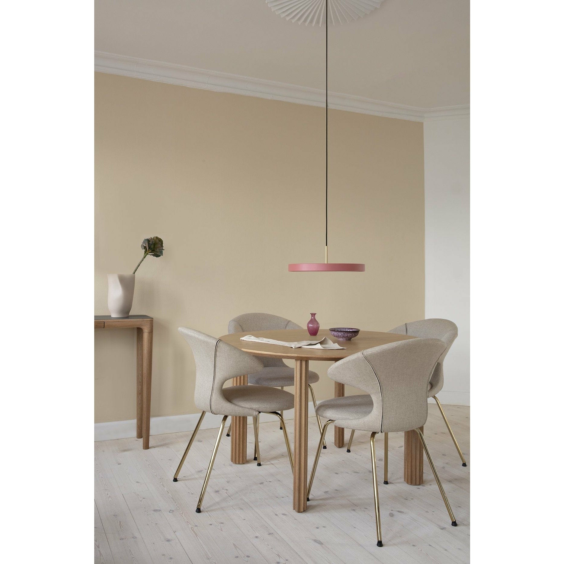 [product_category]-Umage Asteria Mini Led Pendant, Brass/Nuance Rose-Umage-5710302024325-2432-UMA-2