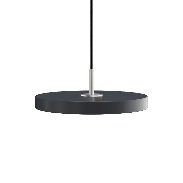 [product_category]-Umage Asteria Mini Led Pendant, Steel/Anthracite-Umage-5710302274140-2207 + 4174-UMA-1